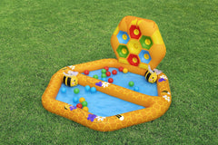 Bestway Lil Beehive Pool & Ball Pit 127x119 cm 2-in-1 Toddler Water & Ball Play