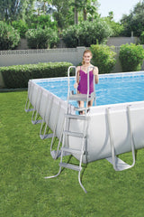 Bestway Power Steel Rectangular Pool Set 9.56m x 4.88m x 1.32m