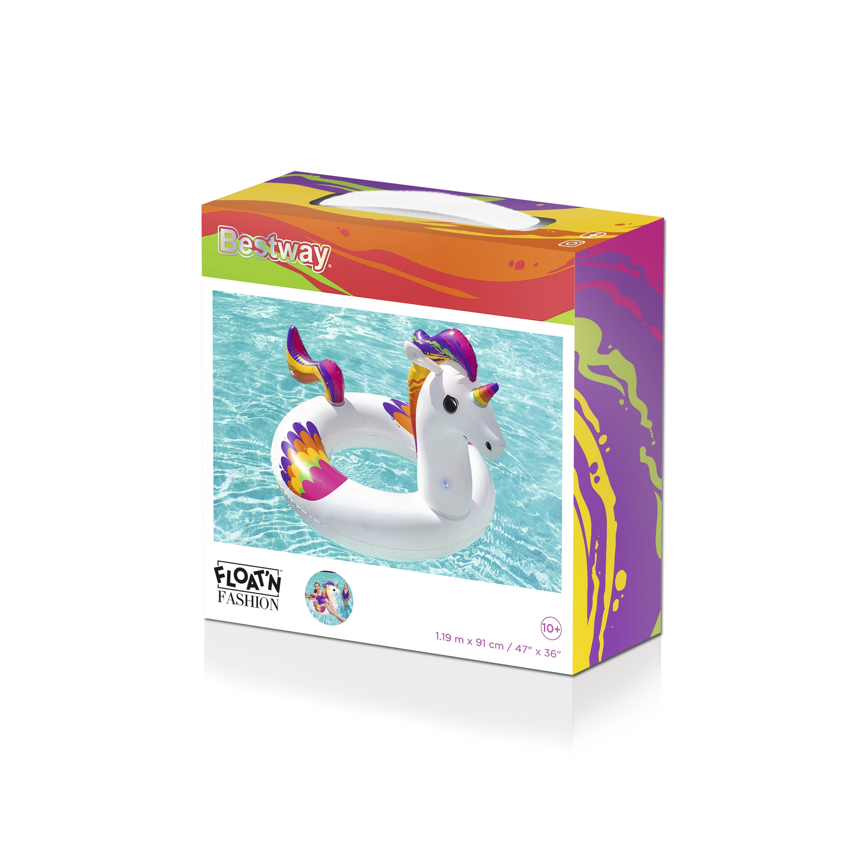Bestway Swim Ring Fantasy Unicorn 119x91cm