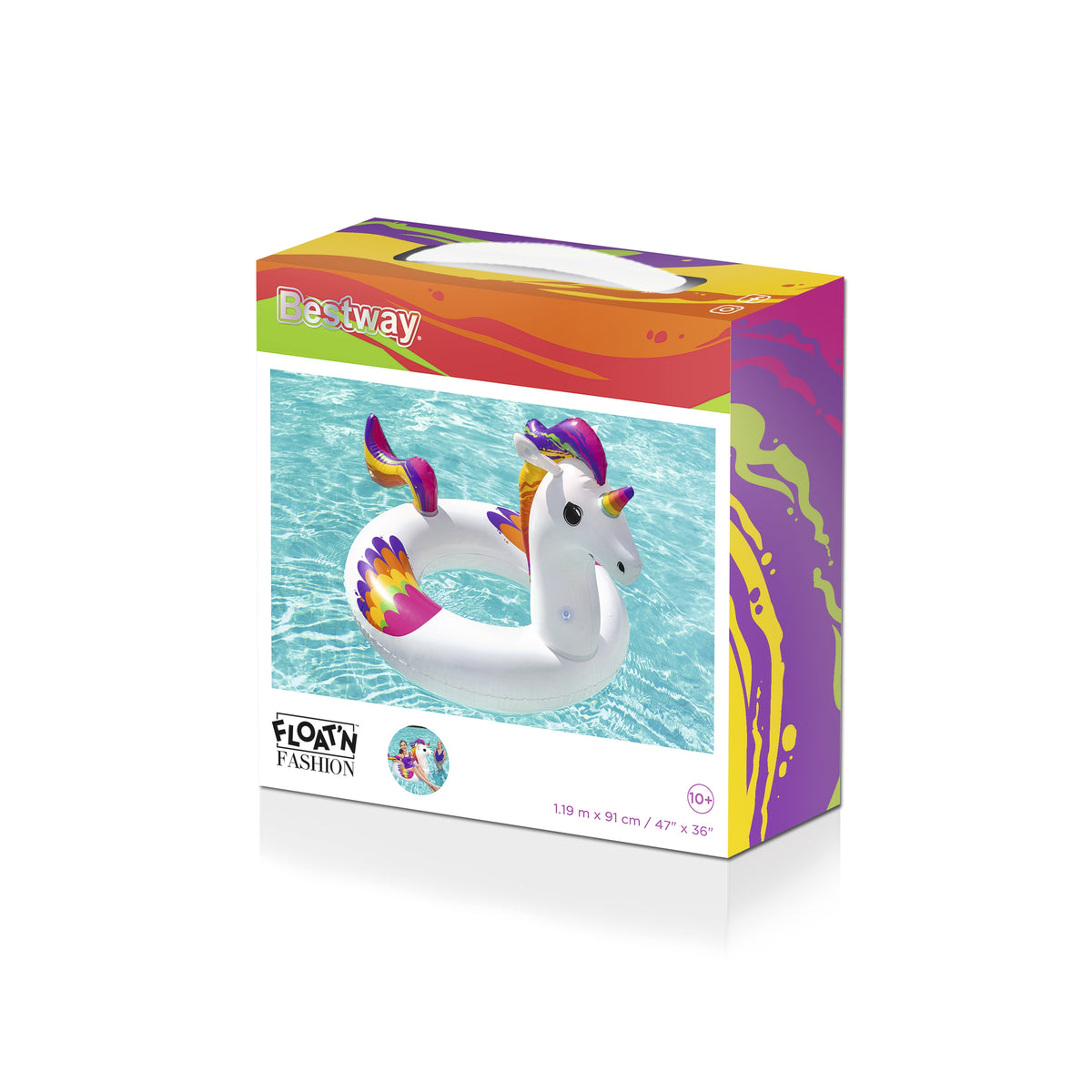 Bestway Swim Ring Fantasy Unicorn 119x91cm