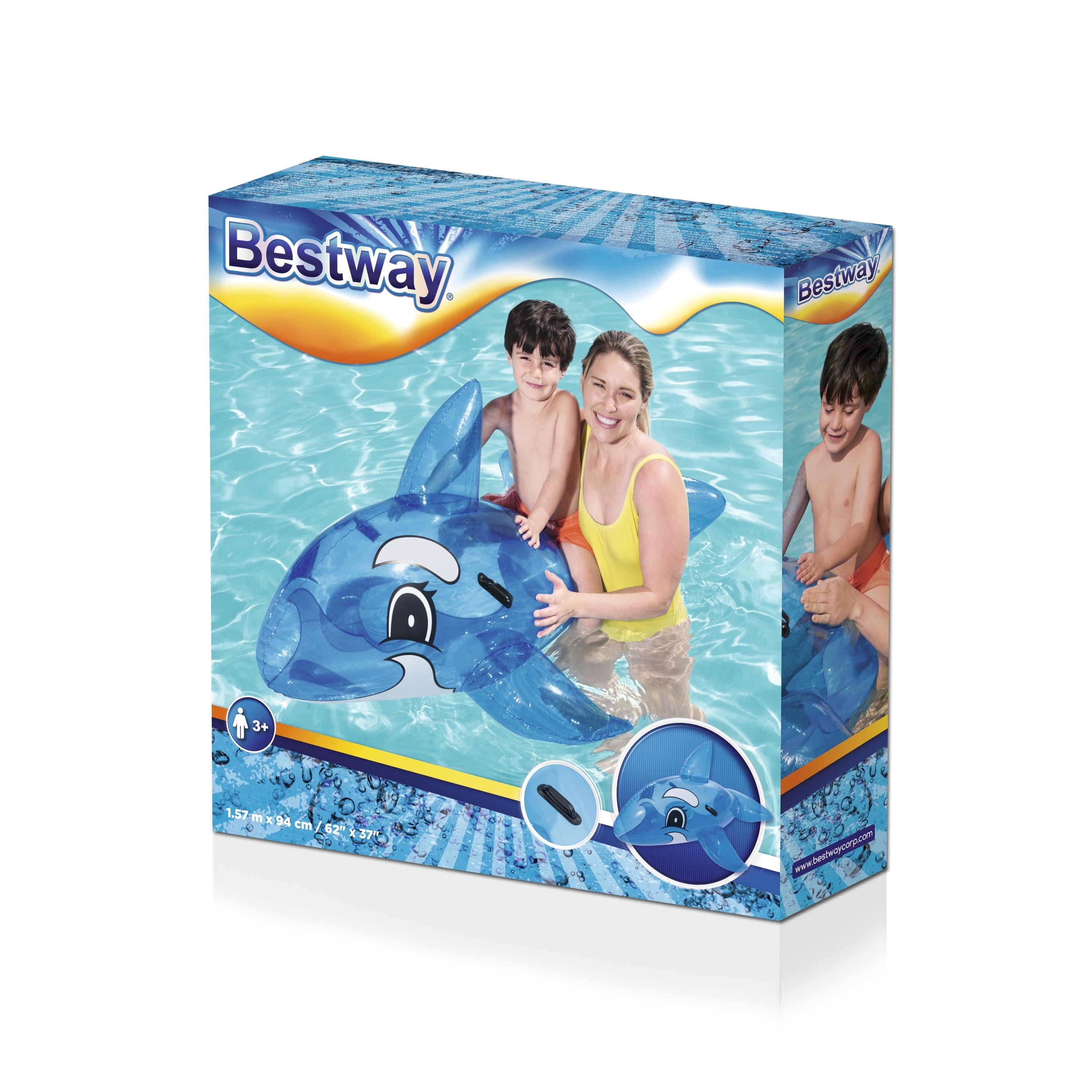 Bestway Whale Kids Inflatable Pool Float 157x94cm Assortment
