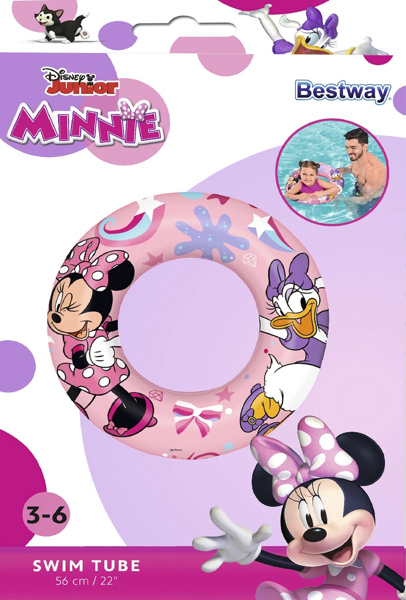 Bestway Swim Ring Minnie 56cm