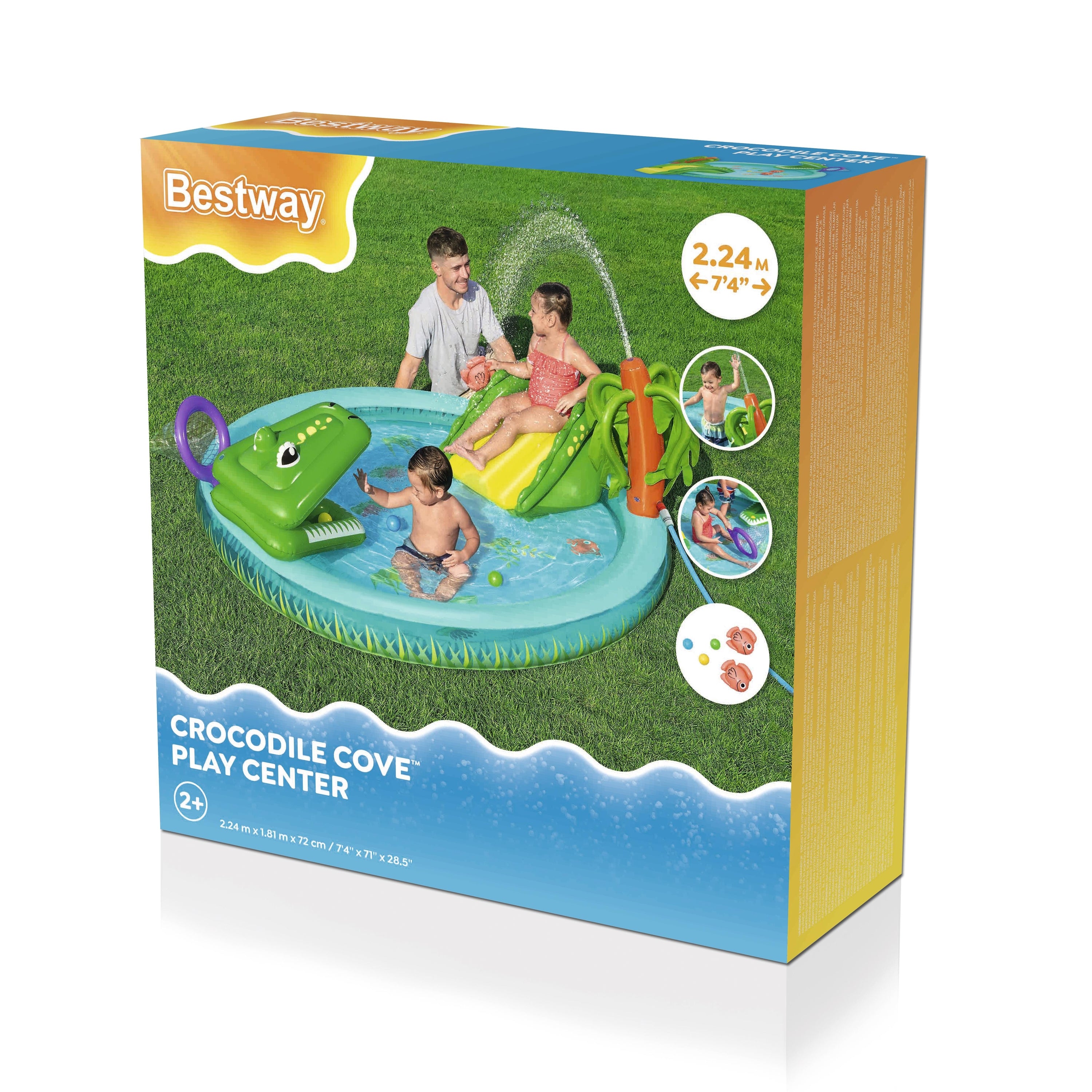 Bestway Playcentre Crocodile Cove 224x181x72cm
