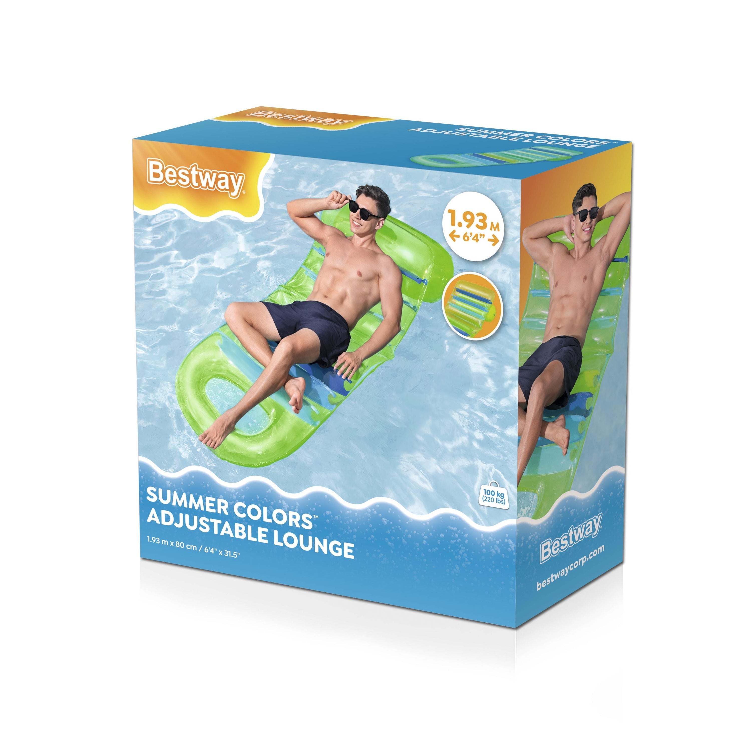 Bestway Lounge Summer Colors Adjustable 193x80cm