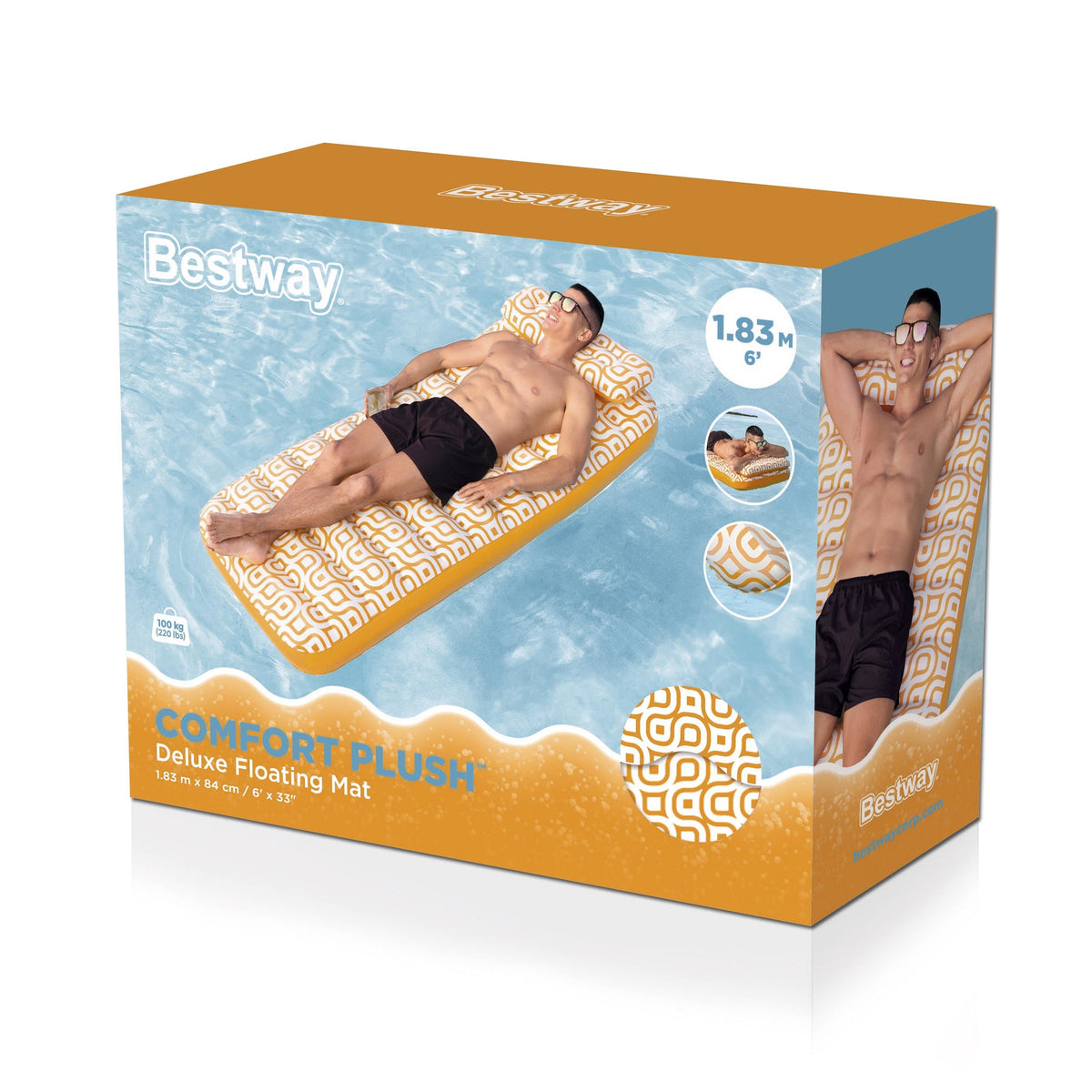 Bestway Airmat Deluxe Floating Mat 183x84cm
