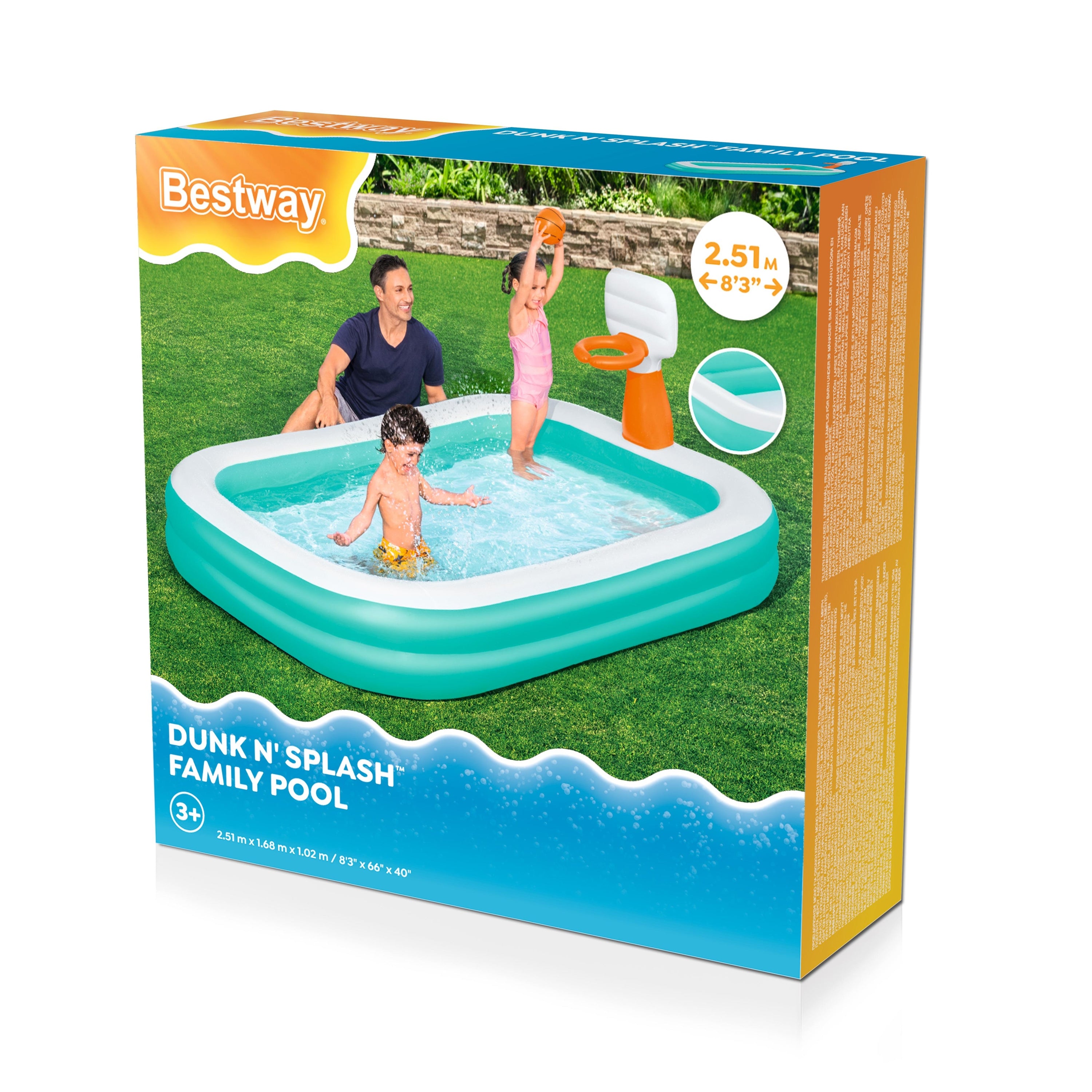 Bestway Pool Dunk N Splash 251x168cm