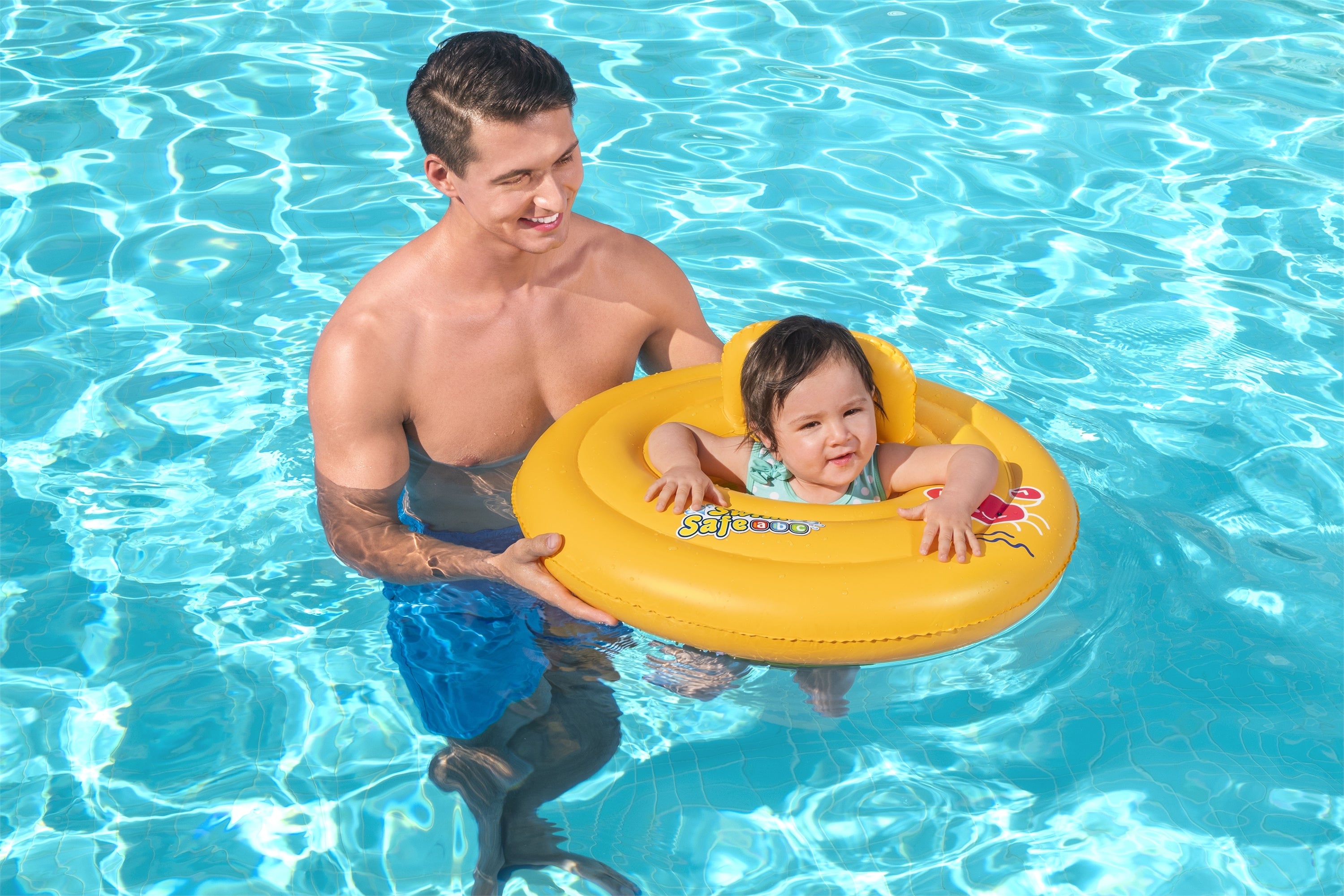 Bestway Swimsafe Baby Seat Triple Ring 69cm