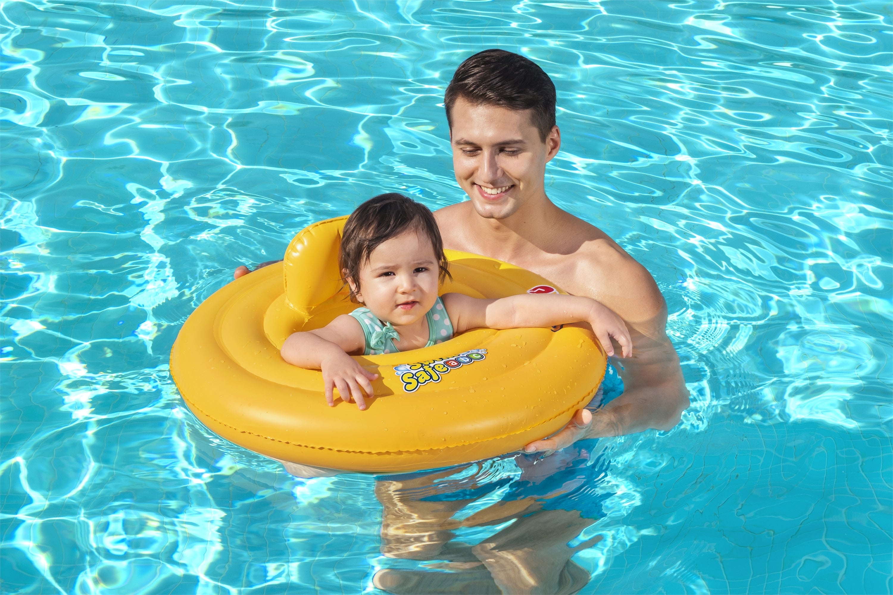 Bestway Swimsafe Baby Seat Triple Ring 69cm
