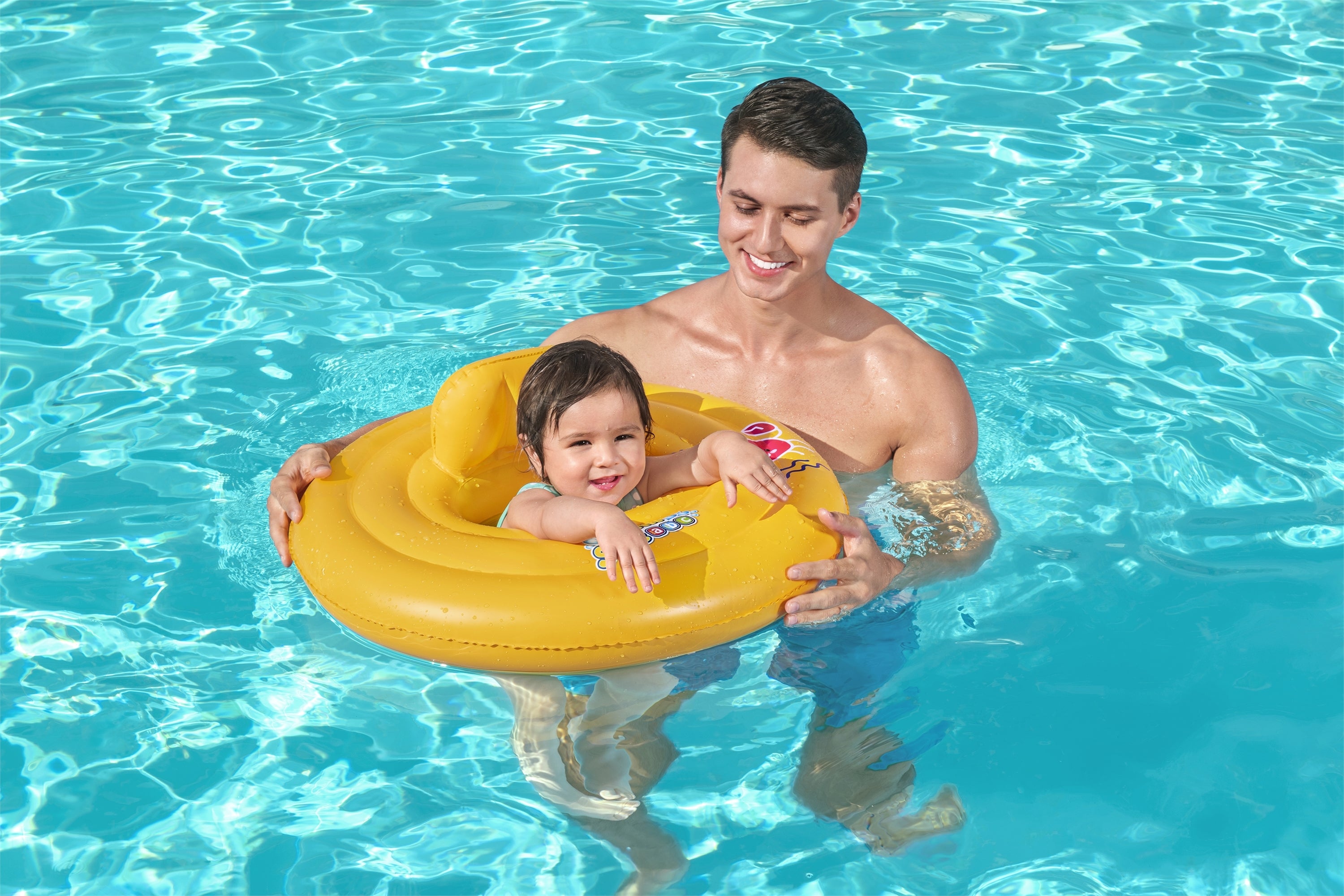 Bestway Swimsafe Baby Seat Triple Ring 69cm