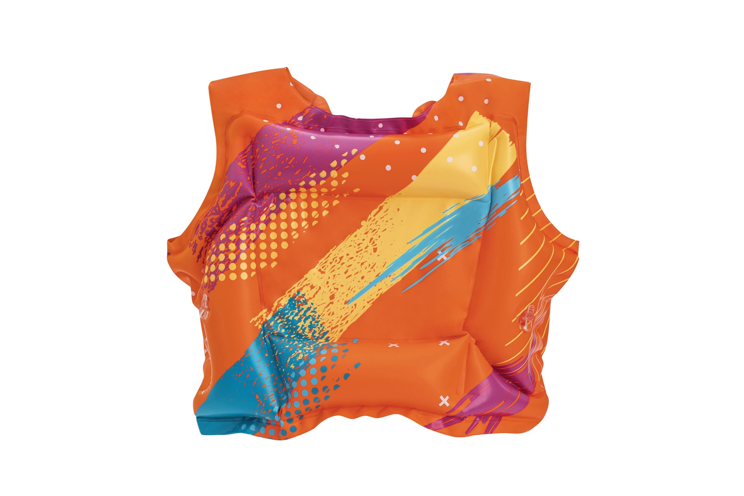 Bestway Kids SwimSafe Colorify ToughLite Vest Inflatable Swim Gear 41x30cm