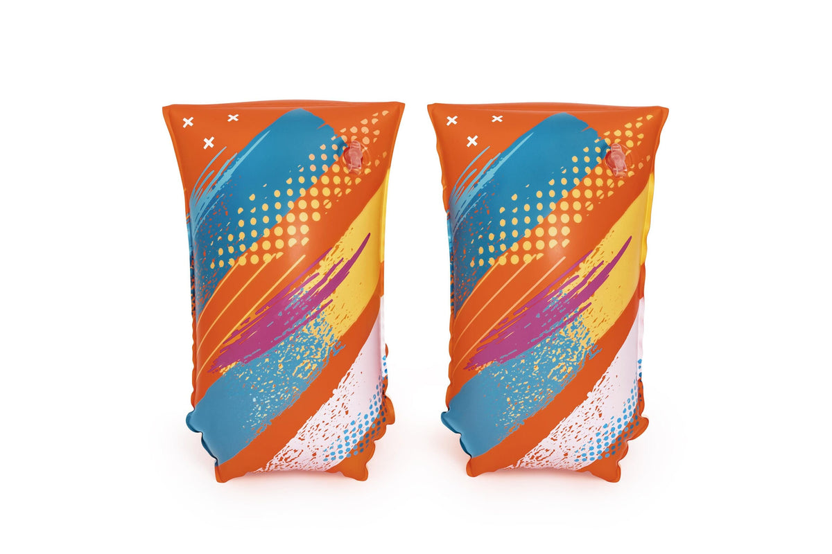 Bestway Colorify ToughLite Armbands L/XL 30x15cm Kids Inflatable Swim Float