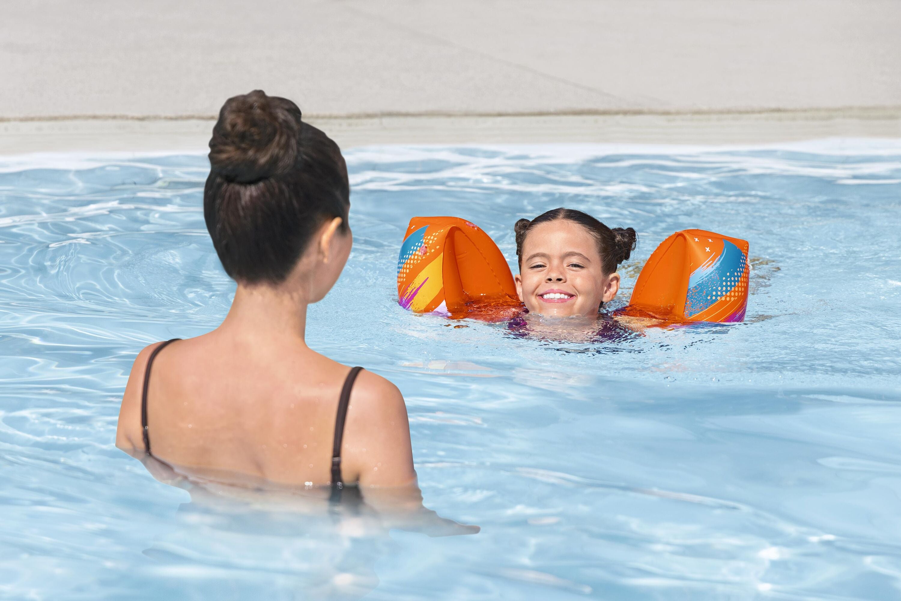 Bestway Colorify ToughLite Armbands L/XL 30x15cm Kids Inflatable Swim Float