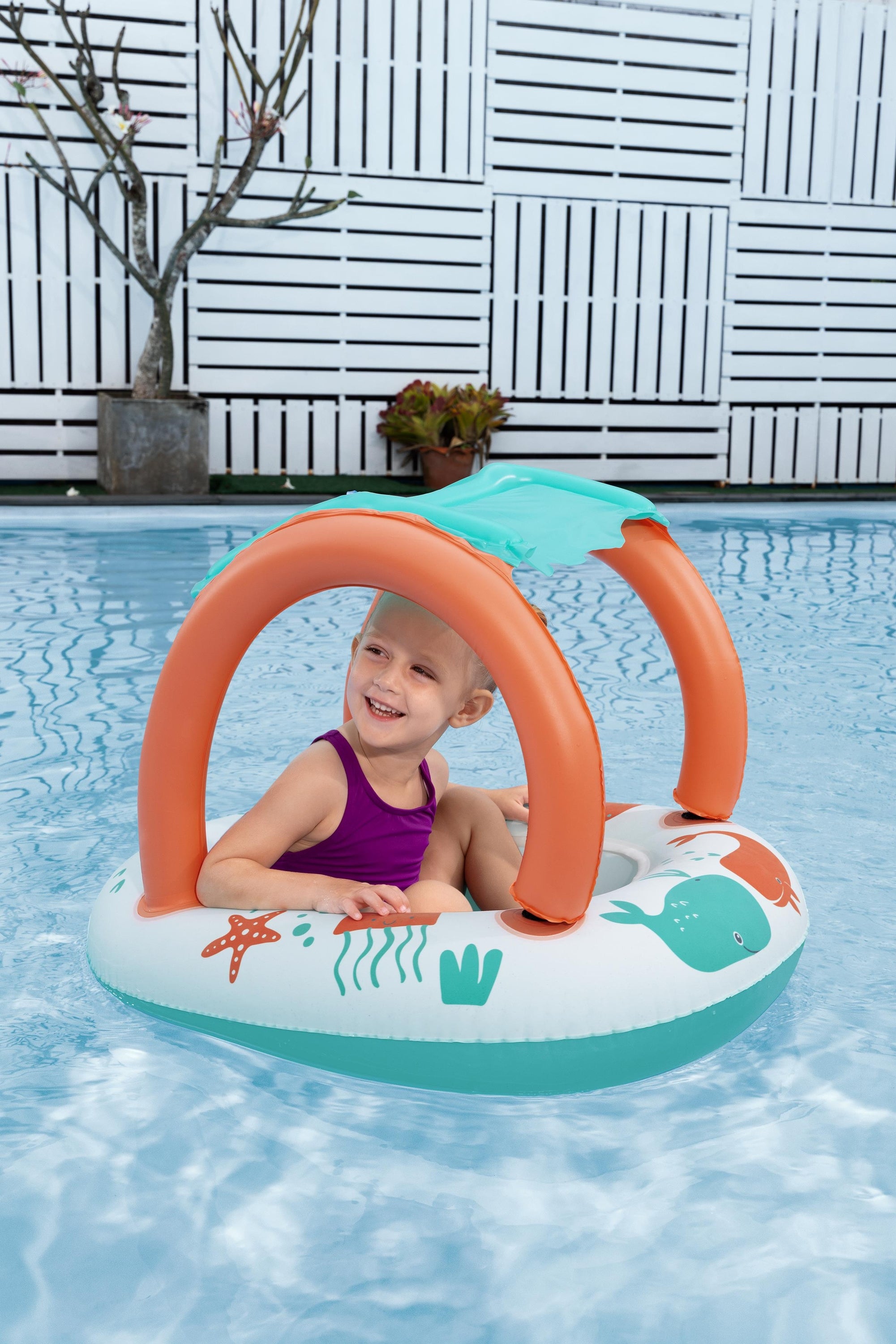 Bestway UVcare Babyseat Sea Animals 84x67cm