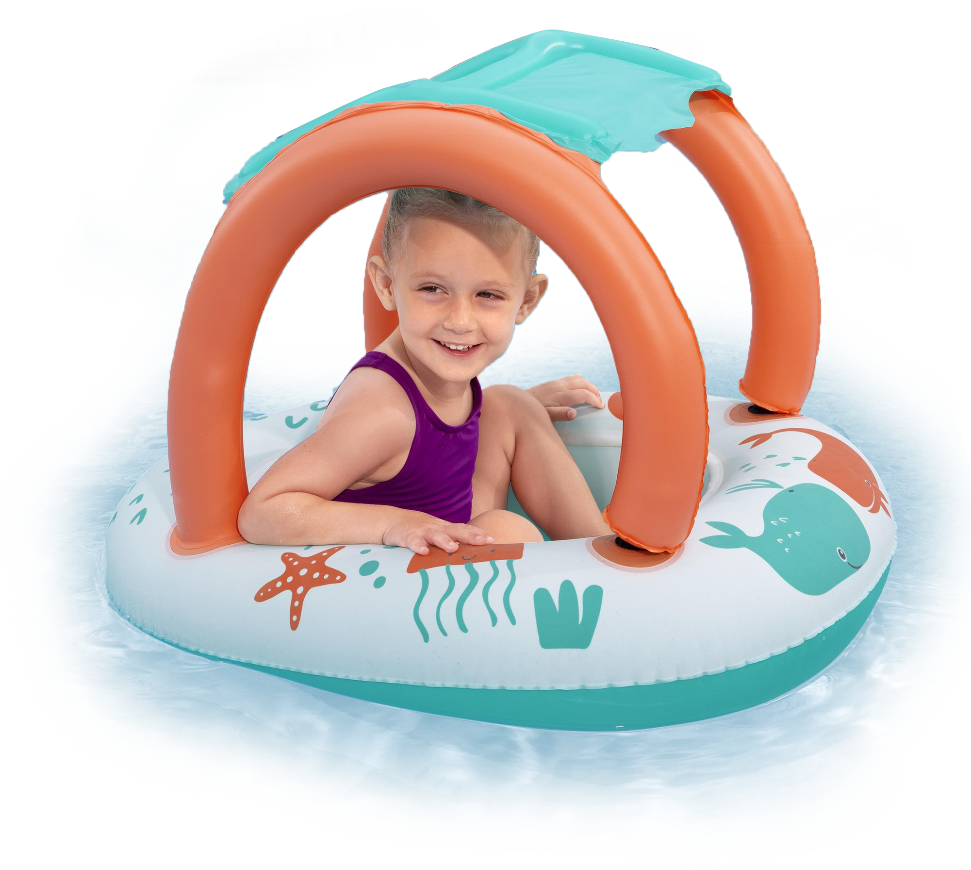 Bestway UVcare Babyseat Sea Animals 84x67cm