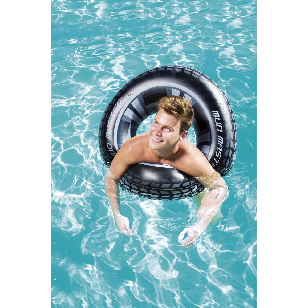 Bestway Mud Master Swim Ring 91cm Kids & Adults Inflatable Pool Float