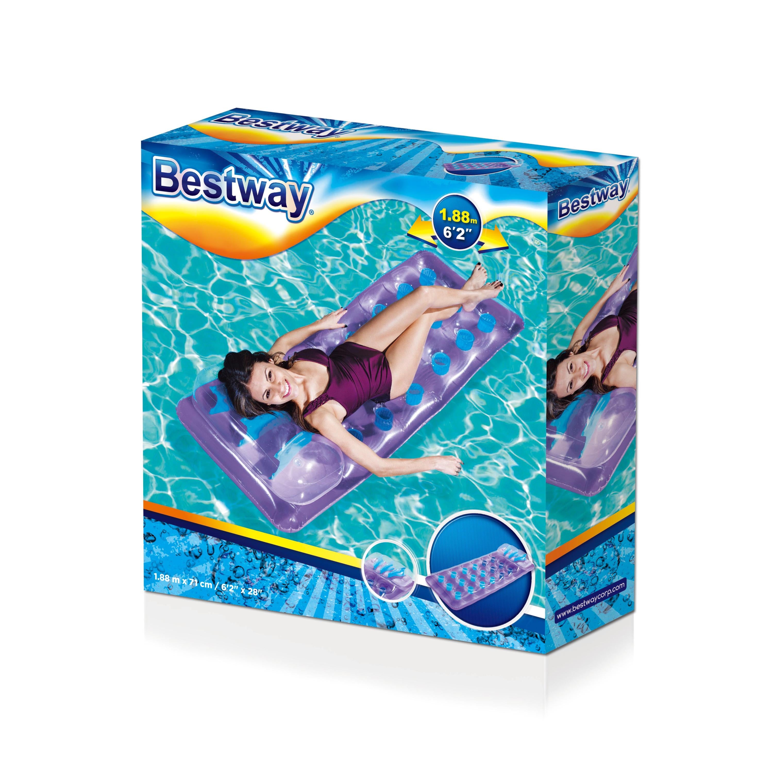 BestwayLounge Beach Bed 188x71cm Assortment 1-piece