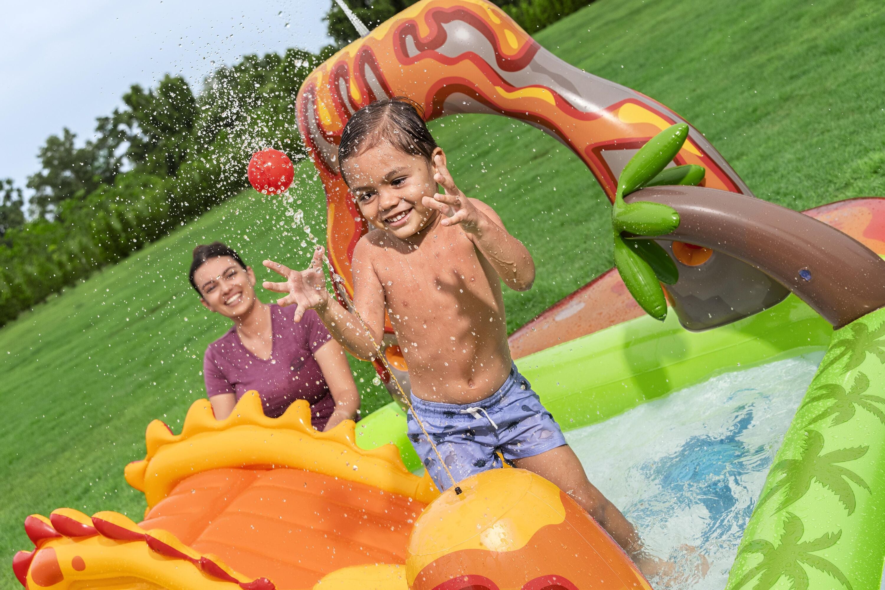 Bestway Playcentre Volcano Springs 262x188cm