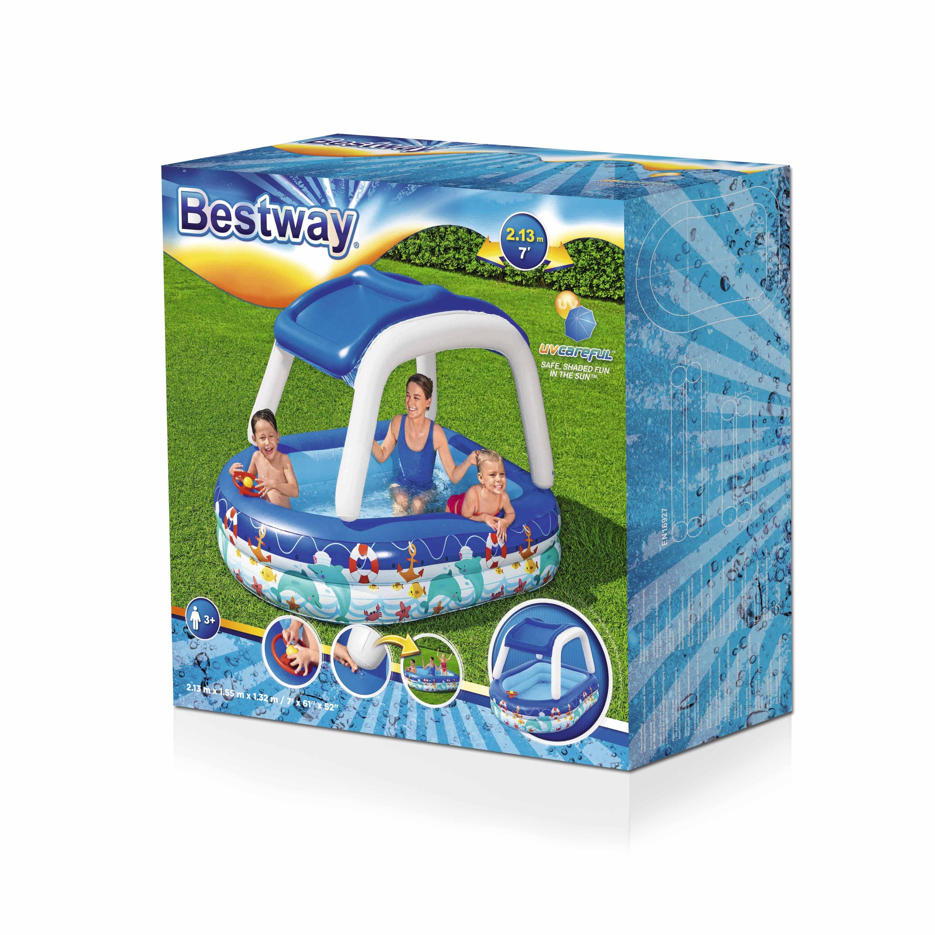 Bestway Family Pool Sea Captain 213x155x132