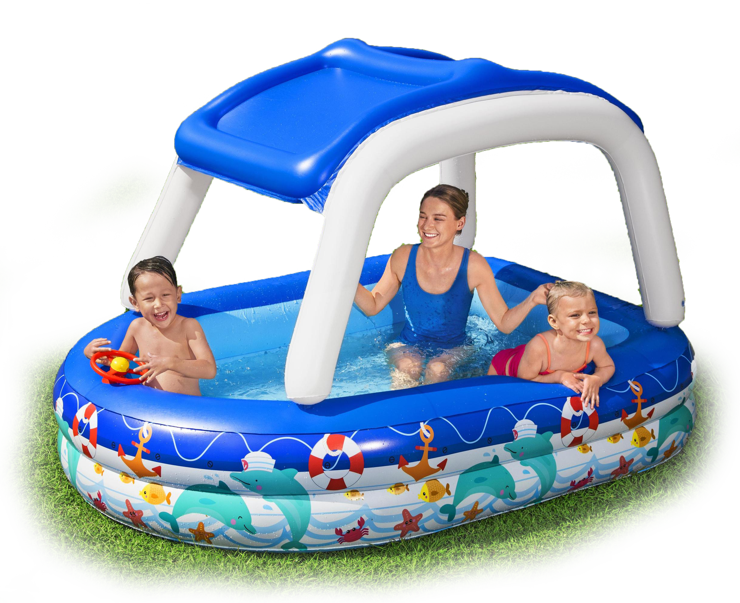 Bestway Family Pool Sea Captain 213x155x132