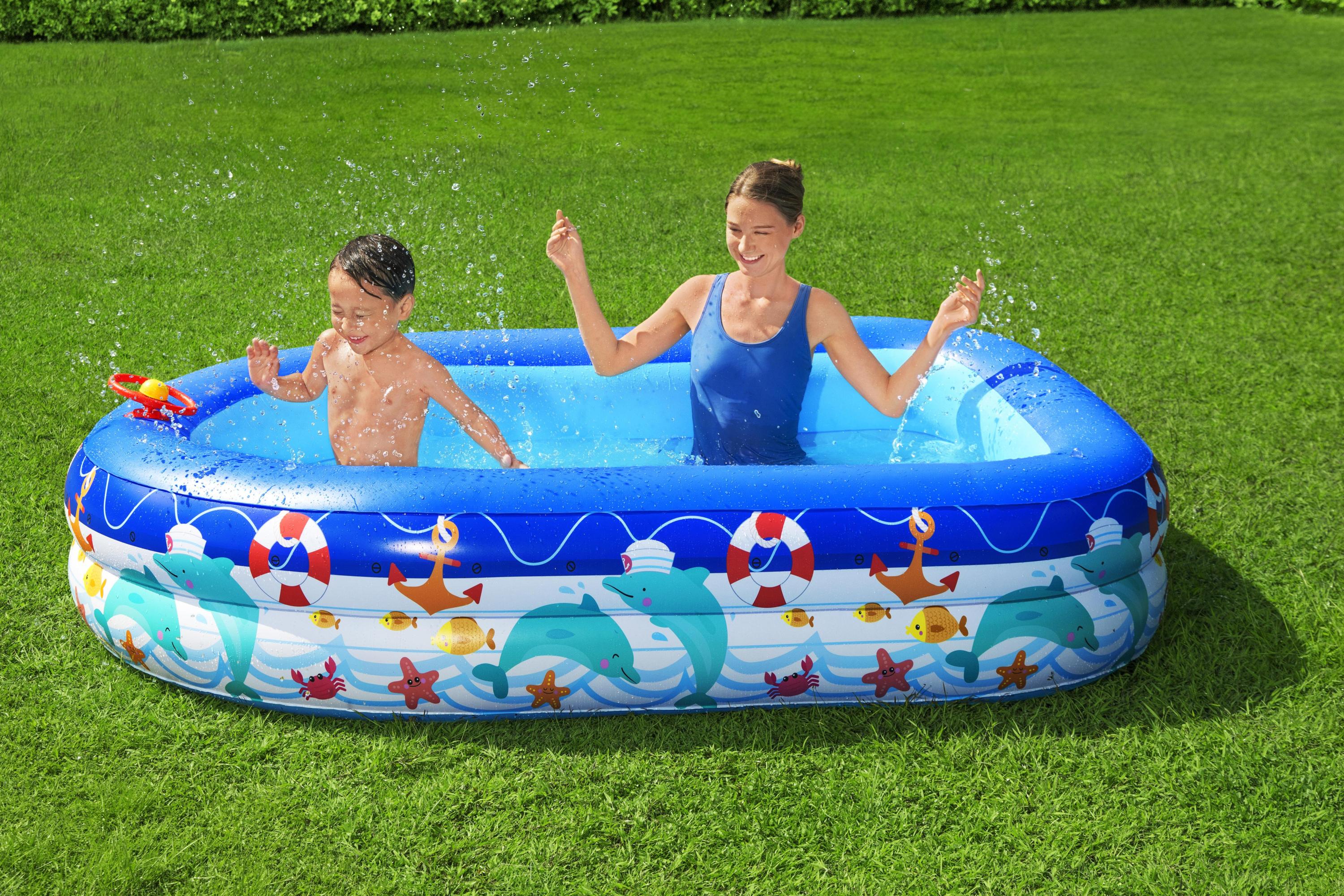Bestway Family Pool Sea Captain 213x155x132