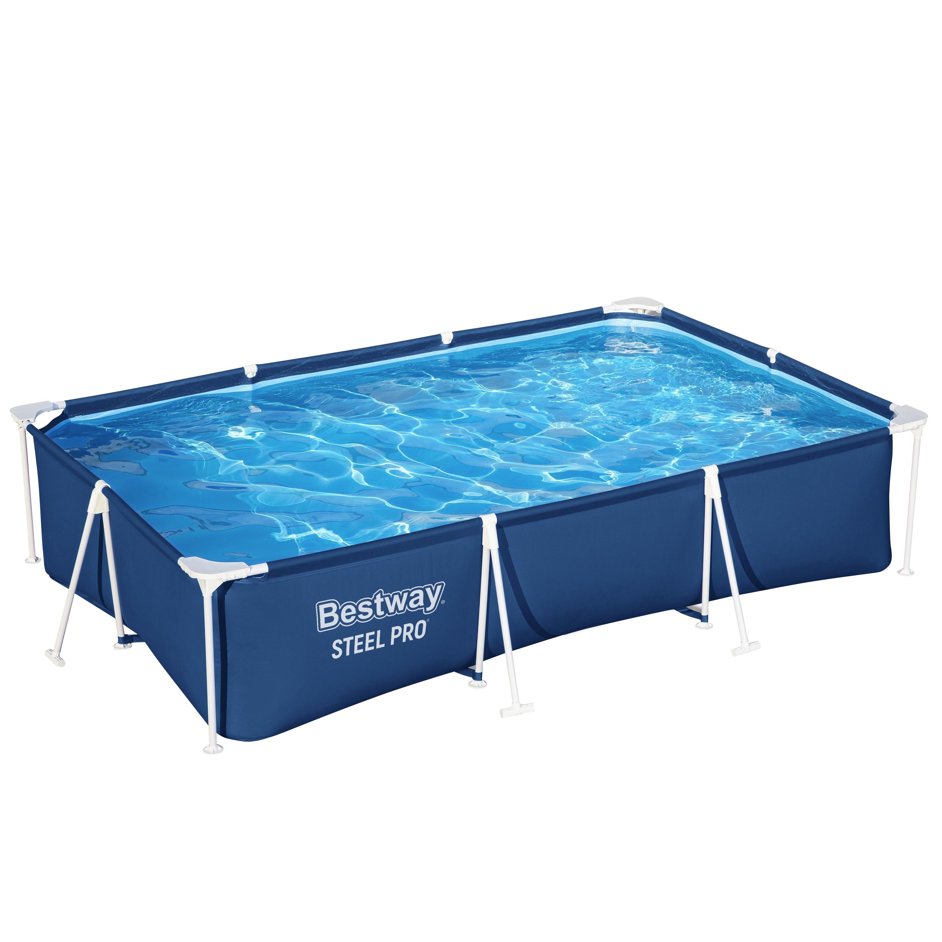 Bestway Steel Pro Rectangular Above Ground Pool 3.00 m x 2.01 m x 66 cm