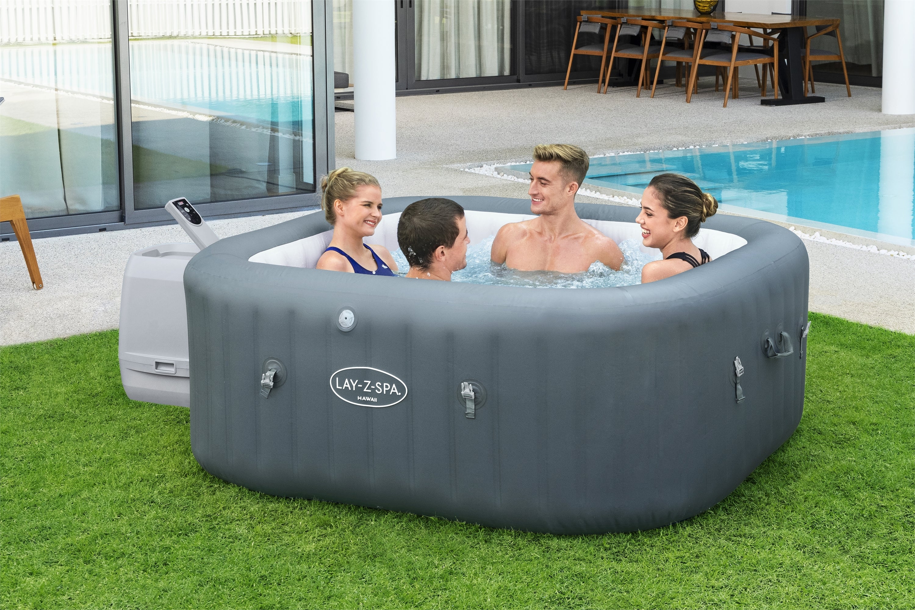 Bestway HydroJet Pro Inflatable Spa Hawaii – 180 x 180 x 71 cm