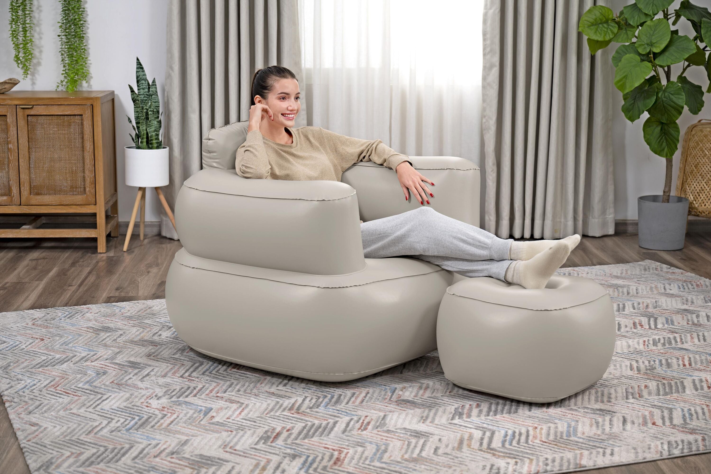 Bestway Airchair Comfi Cube Lounger 107x99x80cm Assorted Color