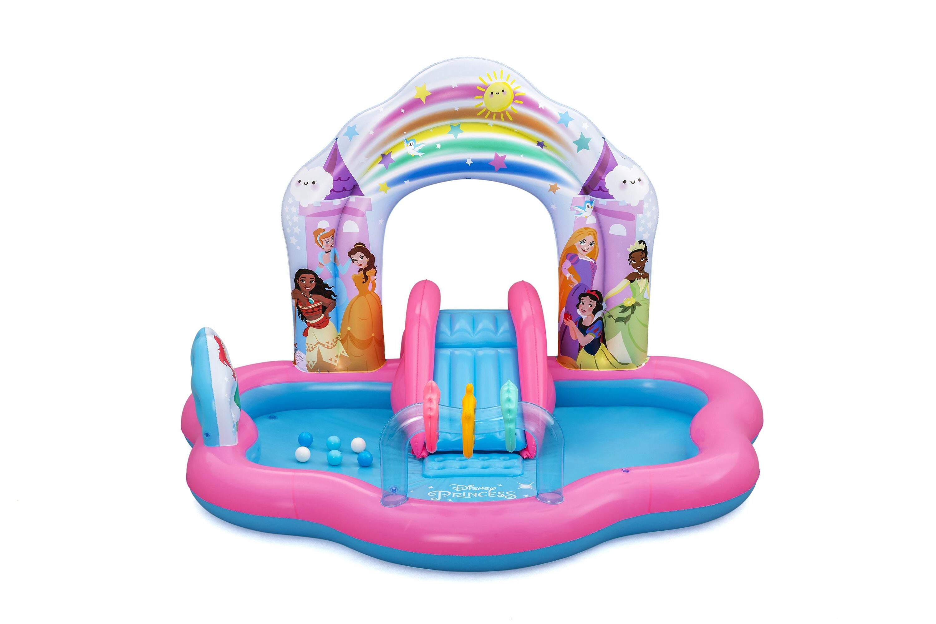 Bestway Disney Enchanted Palace Play Center Kids Inflatable Pool 221x193x140cm