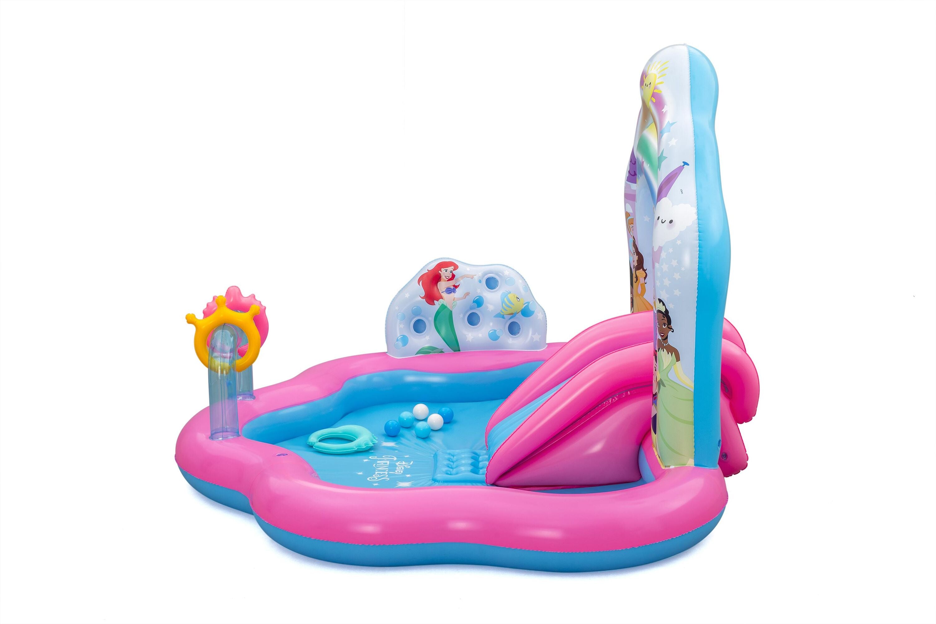 Bestway Disney Enchanted Palace Play Center Kids Inflatable Pool 221x193x140cm