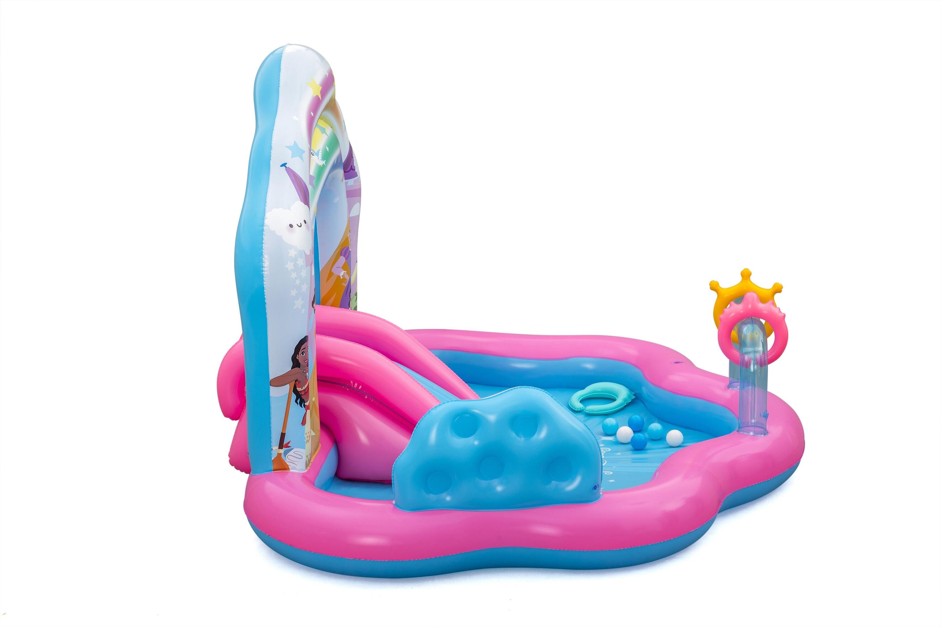 Bestway Disney Enchanted Palace Play Center Kids Inflatable Pool 221x193x140cm