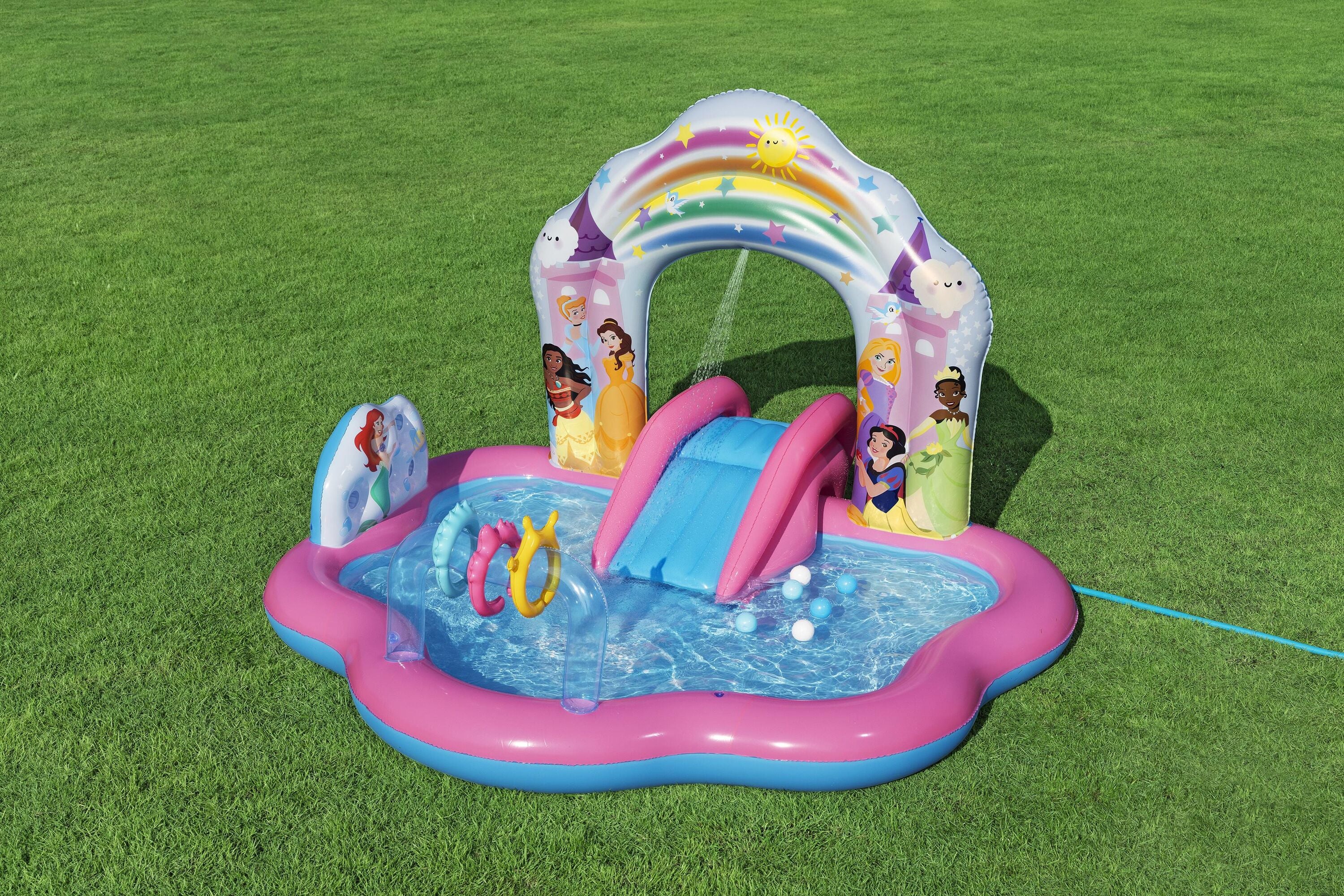 Bestway Disney Enchanted Palace Play Center Kids Inflatable Pool 221x193x140cm