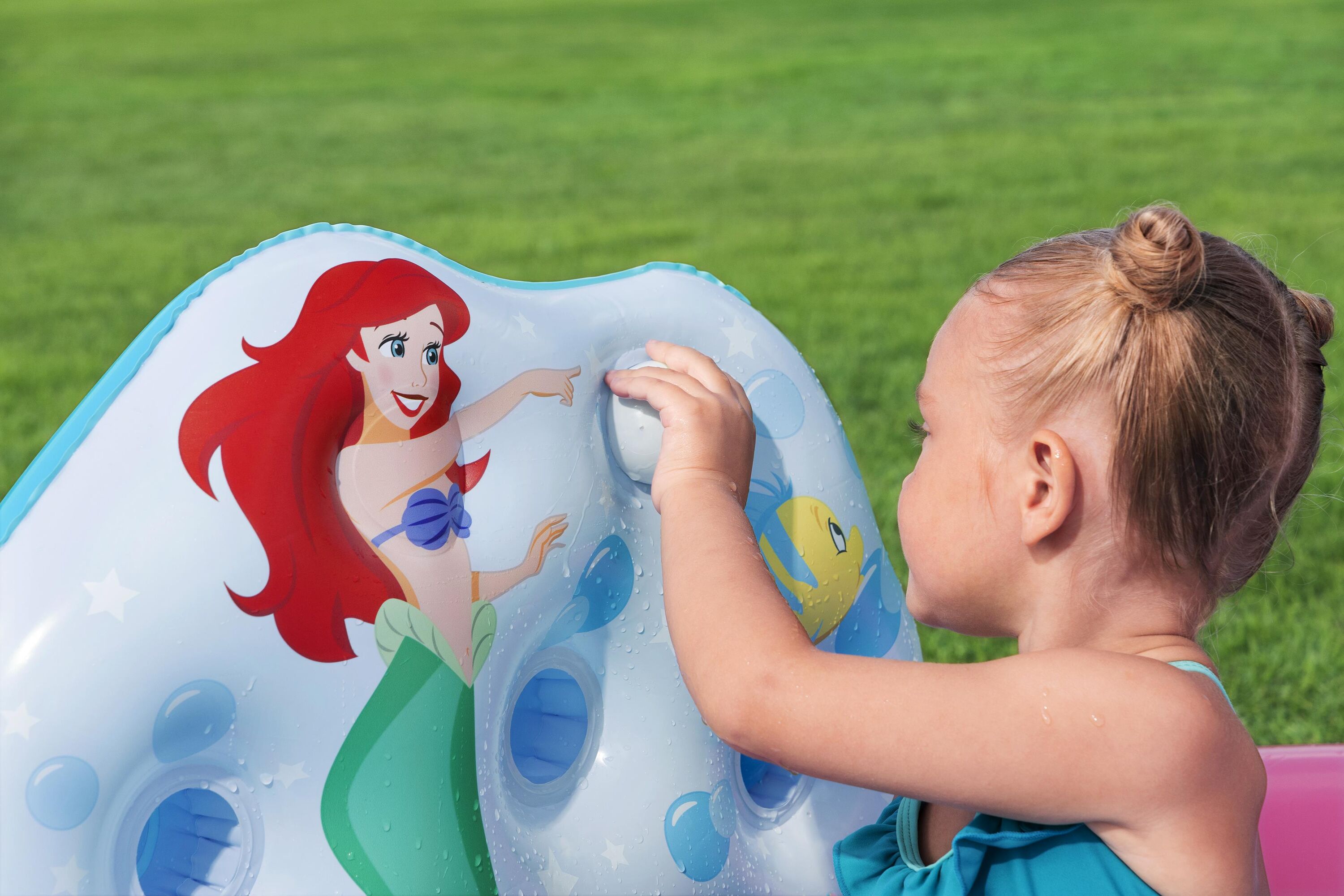 Bestway Disney Enchanted Palace Play Center Kids Inflatable Pool 221x193x140cm