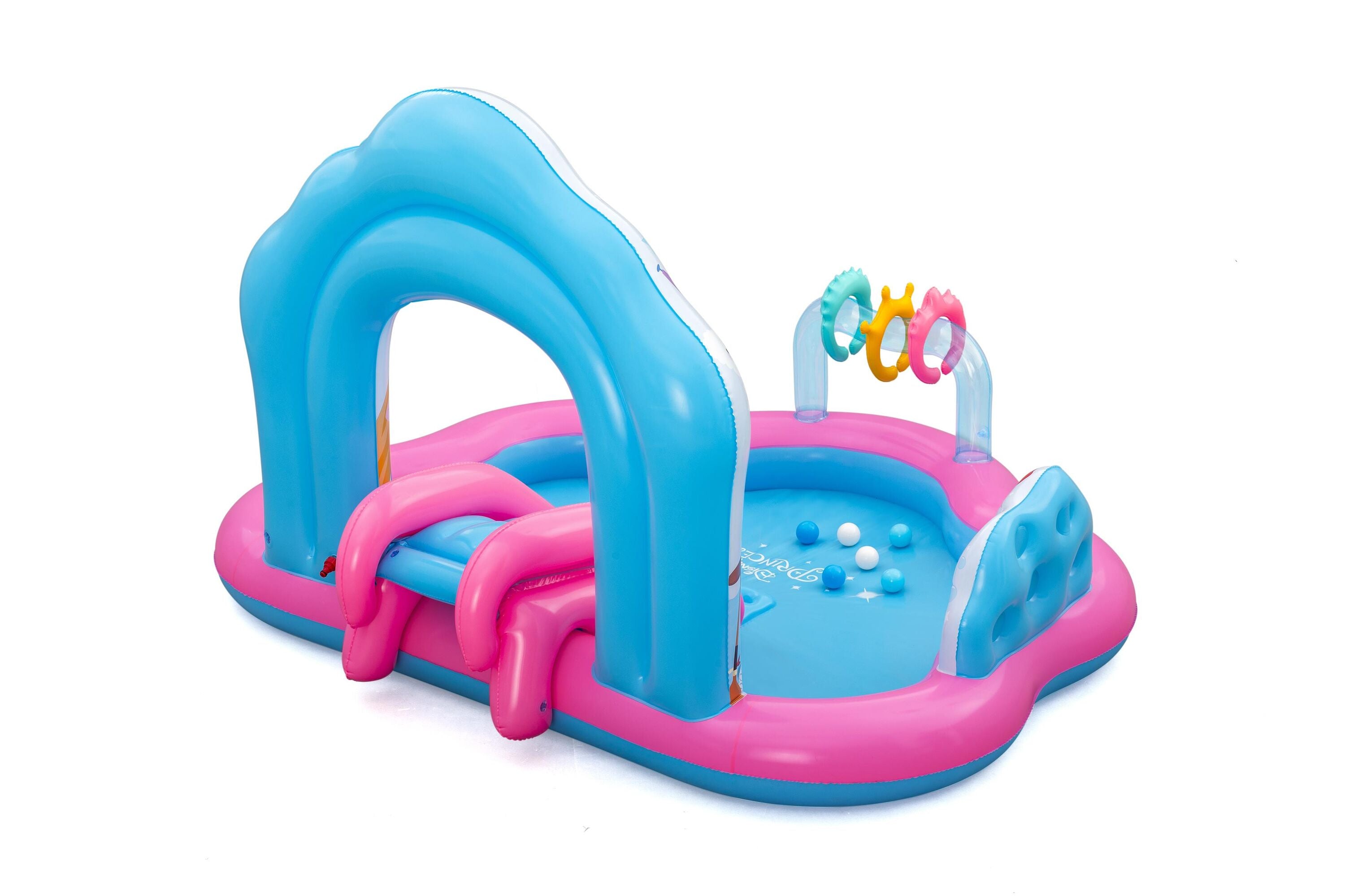 Bestway Disney Enchanted Palace Play Center Kids Inflatable Pool 221x193x140cm