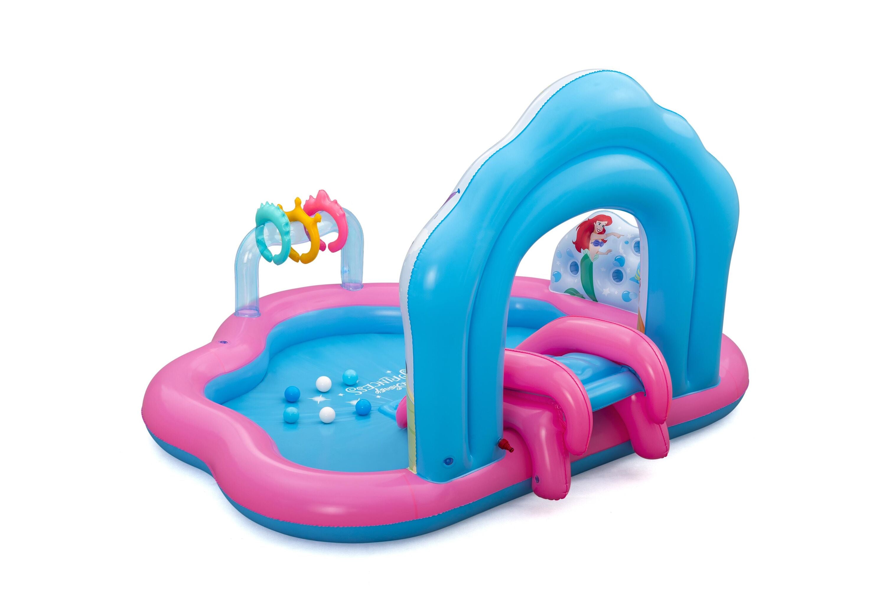 Bestway Disney Enchanted Palace Play Center Kids Inflatable Pool 221x193x140cm